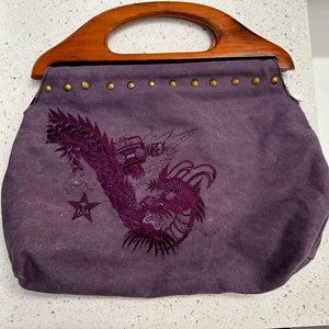 Obey Handbag Purse - Purple - Year of the Wood Dragon